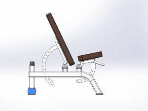 bench for atletics Modelo 3D