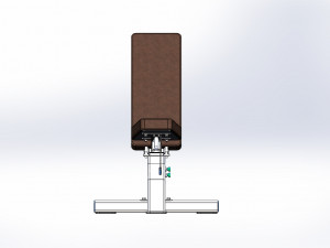 bench for atletics Modelo 3D