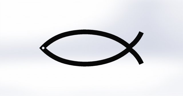 fish 3D-Druckmodell .c4d .max .obj .3ds .fbx .stl .blend 