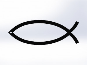 fish 3D-Druckmodell