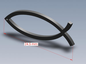 fish 3D-Druckmodell