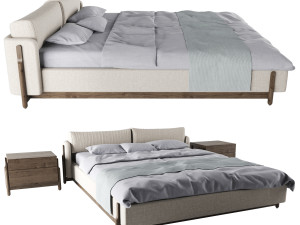 ash bed by zegen 3D Model