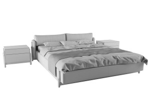 ash bed by zegen Modelo 3D