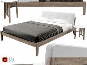 ліжко capo від de la espada 3D Модель