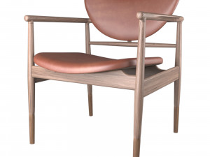 48 chair by finn juhl Modelo 3D