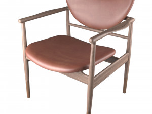 48 chair by finn juhl Modelo 3D