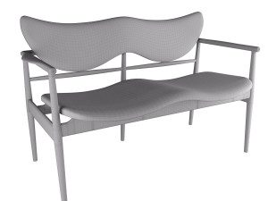 48 sofa bench by finn juhl 3D 模型