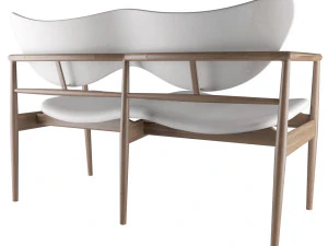 48 sofa bench by finn juhl 3D Model