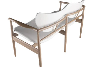 48 sofa bench by finn juhl 3D Model