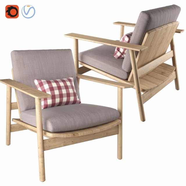 riva 1-seater by jasper morrison Modelo 3D .c4d .max .obj .3ds .fbx .stl .blend 