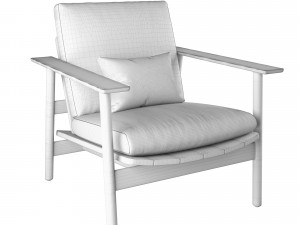 riva 1-seater by jasper morrison Modelo 3D