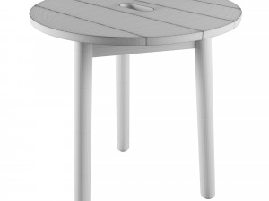 riva side table by jasper morrison Model 3D