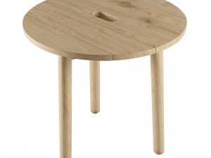 riva side table by jasper morrison Model 3D
