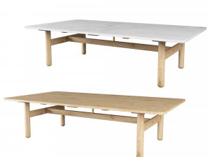 tavolino riva di jasper morrison Modello 3D