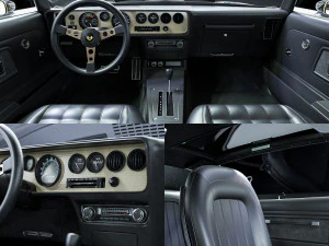 Pontiac firebird trans am 1977 3D Model