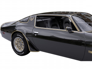 Pontiac firebird trans am 1977 Modelo 3D