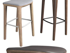 Нева барный стул 3D Модель