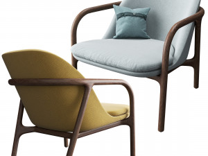 neva easy chair by artisan Modelo 3D