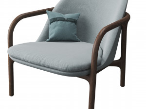 neva easy chair by artisan 3D Model