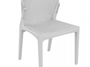 pinnacle table and luisa chair Model 3D