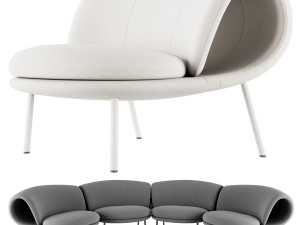 Maki Easy Chair 3D Model