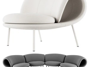Maki Easy Chair 3D Model