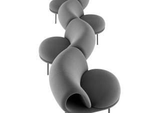 Maki Easy Chair 3D Model