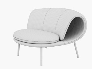 Maki Easy Chair 3D Model