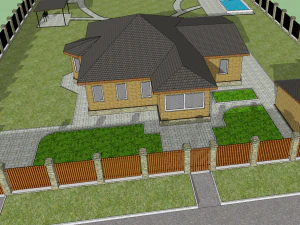 земельна ділянка 3D Модель