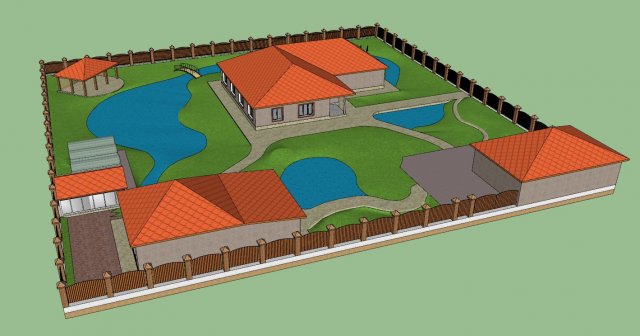 plot of land 3D Model .c4d .max .obj .3ds .fbx .stl .blend 
