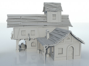 old village house Modelo 3D