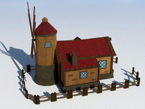 small village house 3D Model