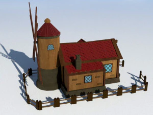 small village house 3D Model