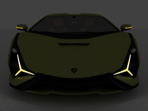 2020 Lambo rghini Sian FKP 37 Modelo 3D