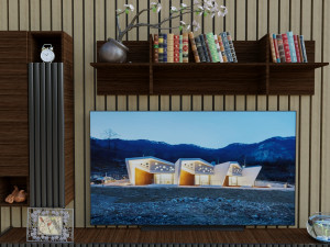 tv unit 3D 模型