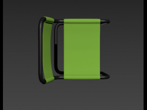 metal chair Modelo 3D
