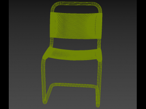 metal chair Modelo 3D