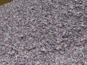 low poly trash mountain Model 3D