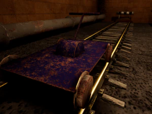 post apocalyptic metro unreal engine 4 3D Model