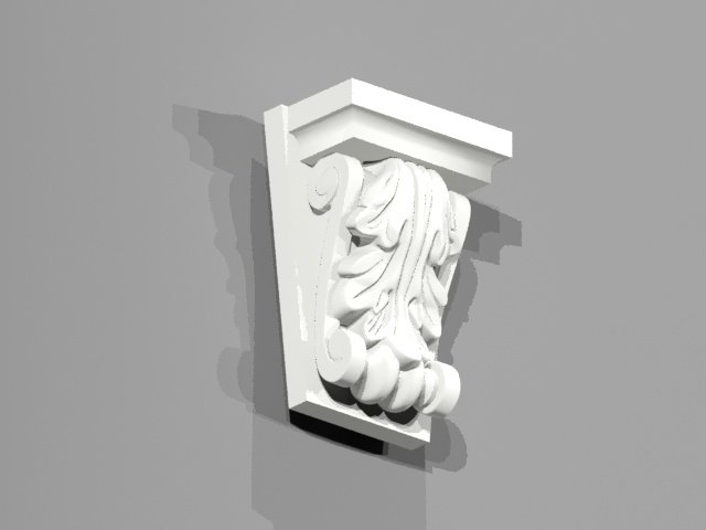 corbel Modelo de Impressão 3D .c4d .max .obj .3ds .fbx .stl .blend 