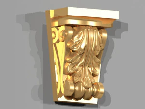 corbel 3D Print Model