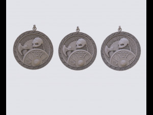 Pendant barbarian 3D Baskı Modeli