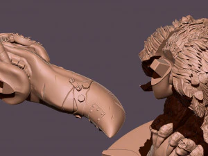 Stilize akbaba 3D Baskı Modeli