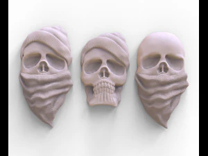 Modelo de impressão 3D de caveira Modelo de Impressão 3D