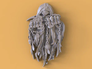 Morte - fim do jogo Modelo de Impressão 3D