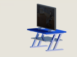 tv table 3Dモデル
