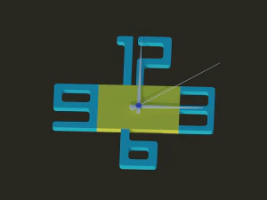 clock 3D Model
