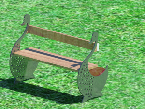 bench Model 3D