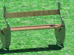 bench Model 3D