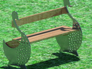 bench Model 3D